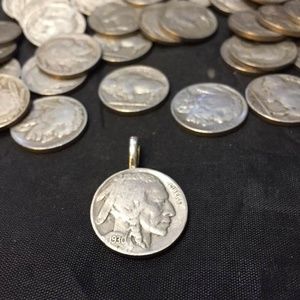 1930s Buffalo Nickel pendant